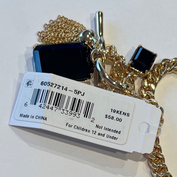 LAUREN RALPH LAUREN Stone Charm Pendant Necklace, 17" - Picture 9 of 9